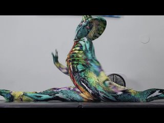 backfold snake zentai contortion - youtube