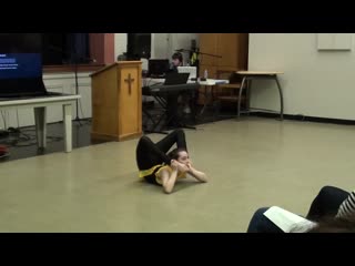 talent show contortion girl