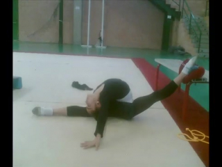 stretching. gymnastics